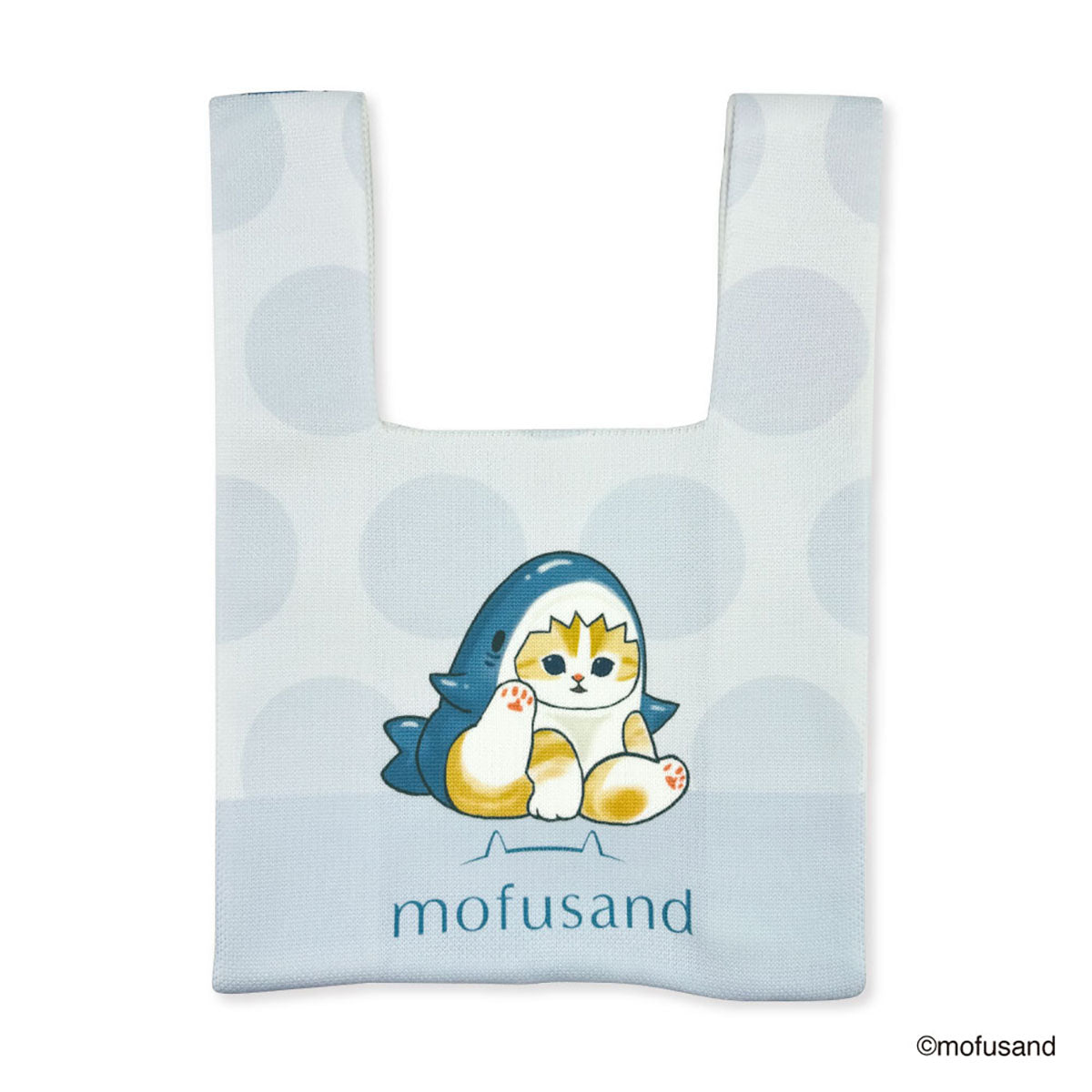 mofusand 針織迷你包（鯊魚貓）