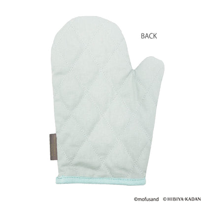 mofusand × 日比谷花坛 隔热手套(蓝色)