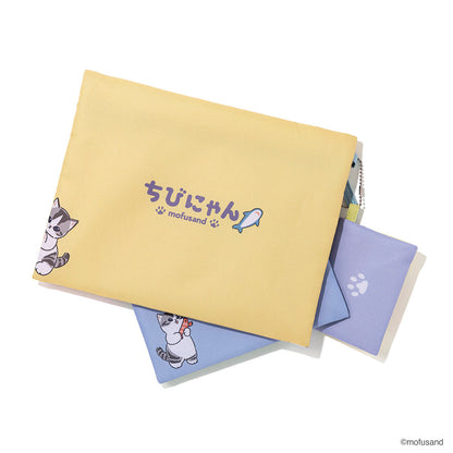 mofusand 3連ポーチ ちびにゃん
