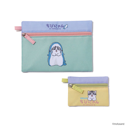 mofusand 3連ポーチ ちびにゃん