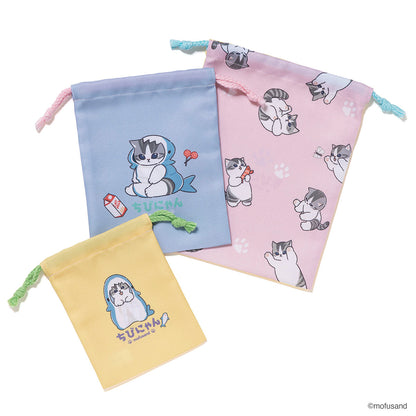 mofusand 3P 복주머니 세트 치비냥