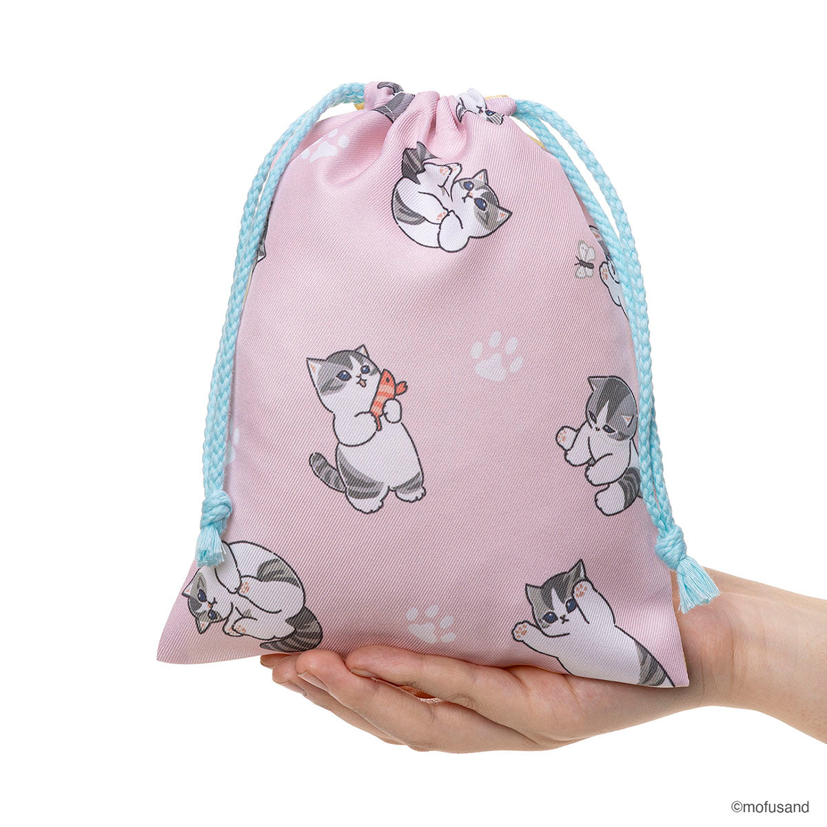 mofusand 3P巾着 ちびにゃん | mofusandもふもふマーケット