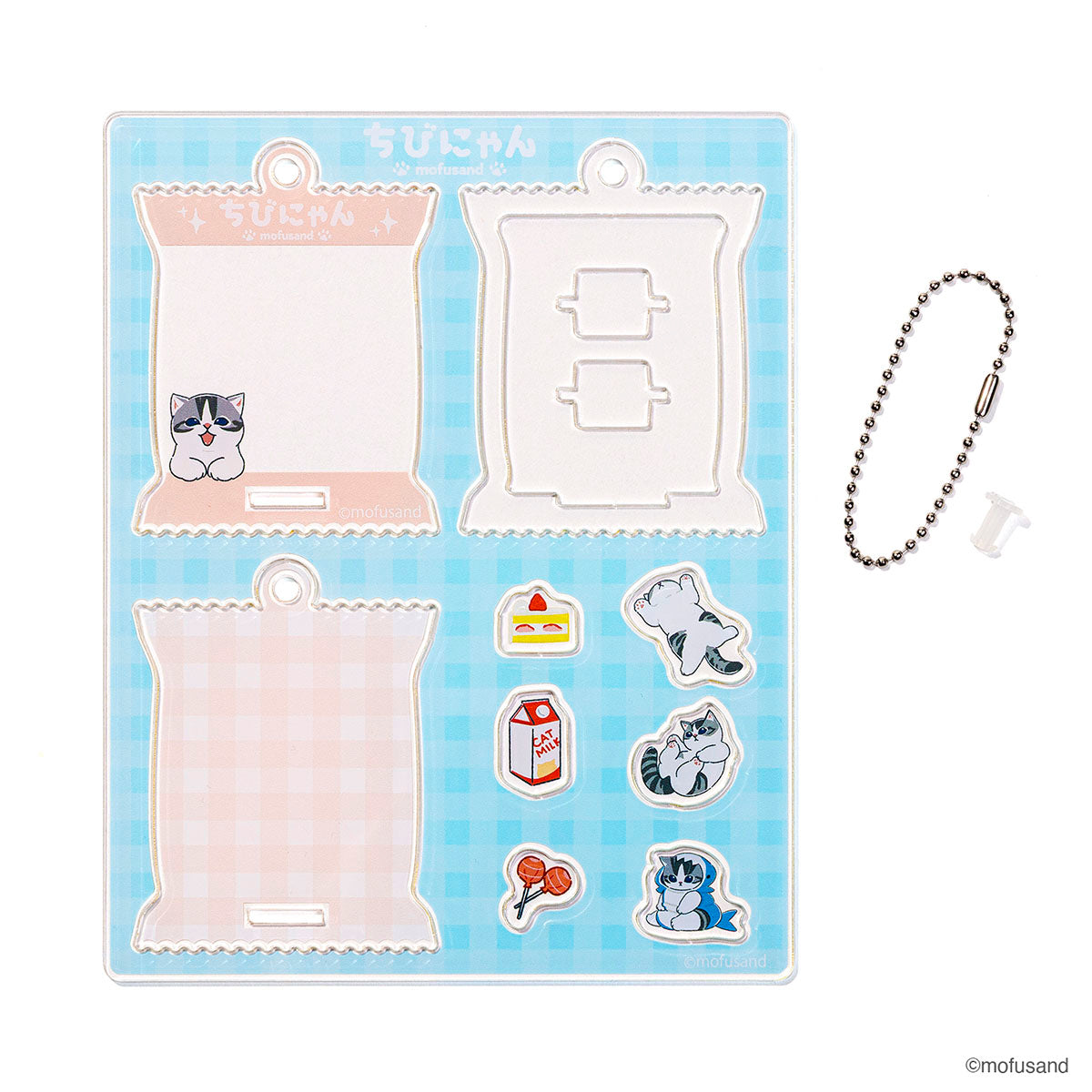 mofusand シャカシャカアクリルキーホルダー ちびにゃん | mofusand
