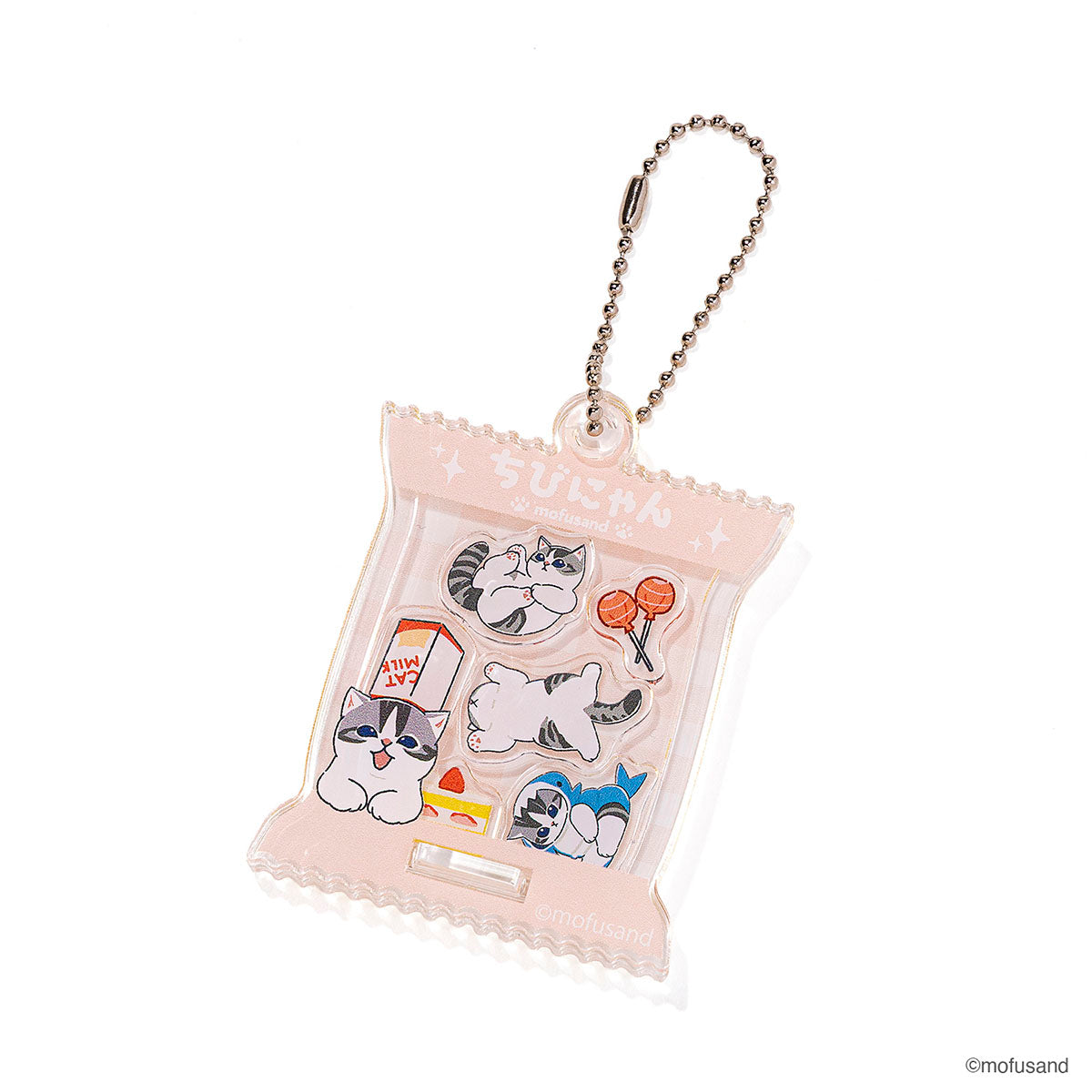 mofusand シャカシャカアクリルキーホルダー ちびにゃん | mofusand