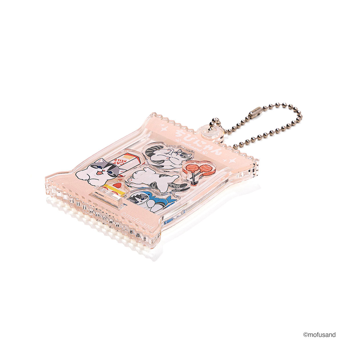mofusand Shaker Acrylic Keychain Little Meow