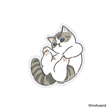mofusand 4-Piece Sticker Set Little Meow (Sitting)