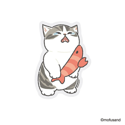 mofusand 4-Piece Sticker Set Little Meow (Standing)