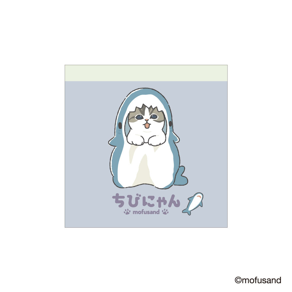 mofusand Square Memo Pad Little Meow (Standing)