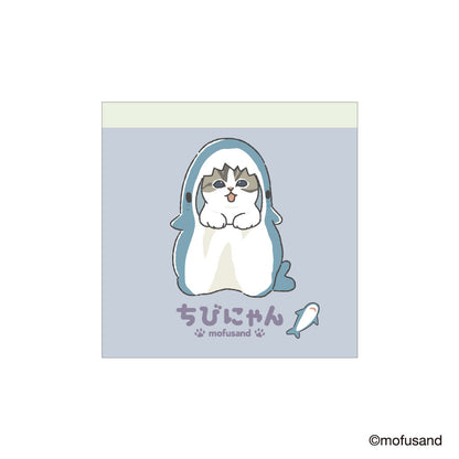 mofusand Square Memo Pad Little Meow (Standing)