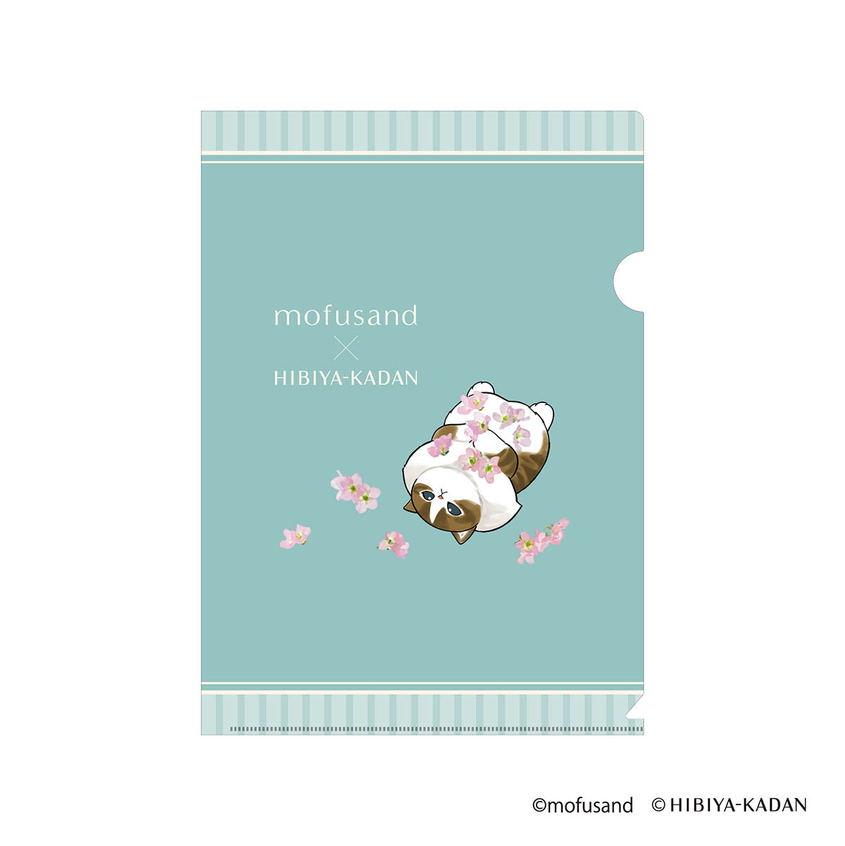 mofusand × HIBIYA-KADAN A4 Clear File (Sakura)