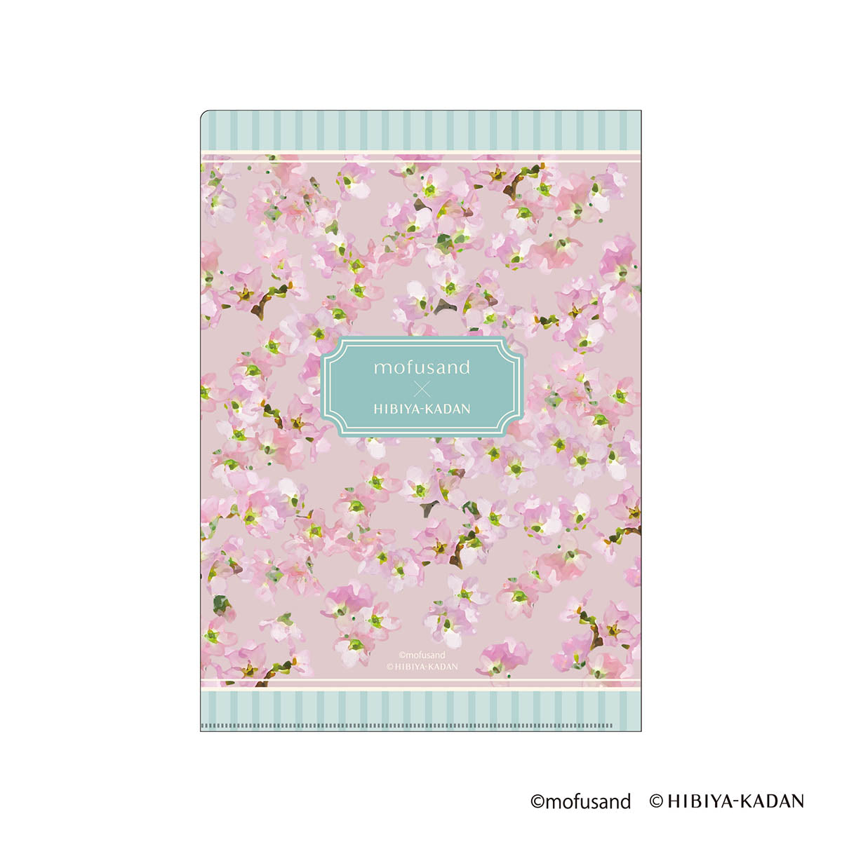 mofusand × HIBIYA-KADAN A4 Clear File (Sakura)