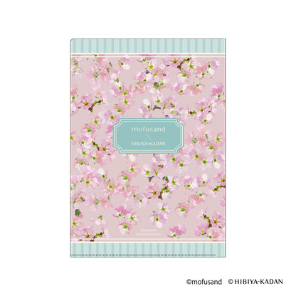 mofusand × HIBIYA-KADAN A4 Clear File (Sakura)