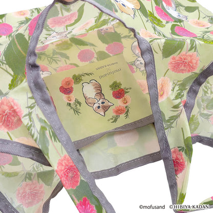 mofusand × HIBIYA-KADAN Pocket-in Eco Bag (Dahlia)