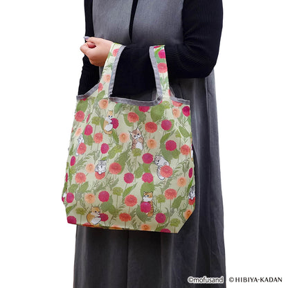mofusand × HIBIYA-KADAN Pocket-in Eco Bag (Dahlia)