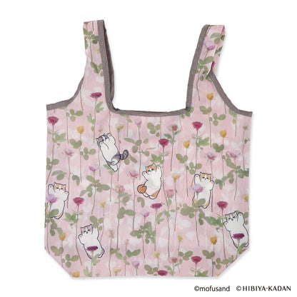 mofusand × HIBIYA-KADAN Pocket-in Eco Bag (Rose)