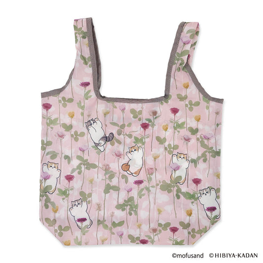 mofusand × HIBIYA-KADAN Pocket-in Eco Bag (Rose)