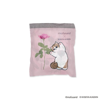 mofusand × HIBIYA-KADAN Pocket-in Eco Bag (Rose)