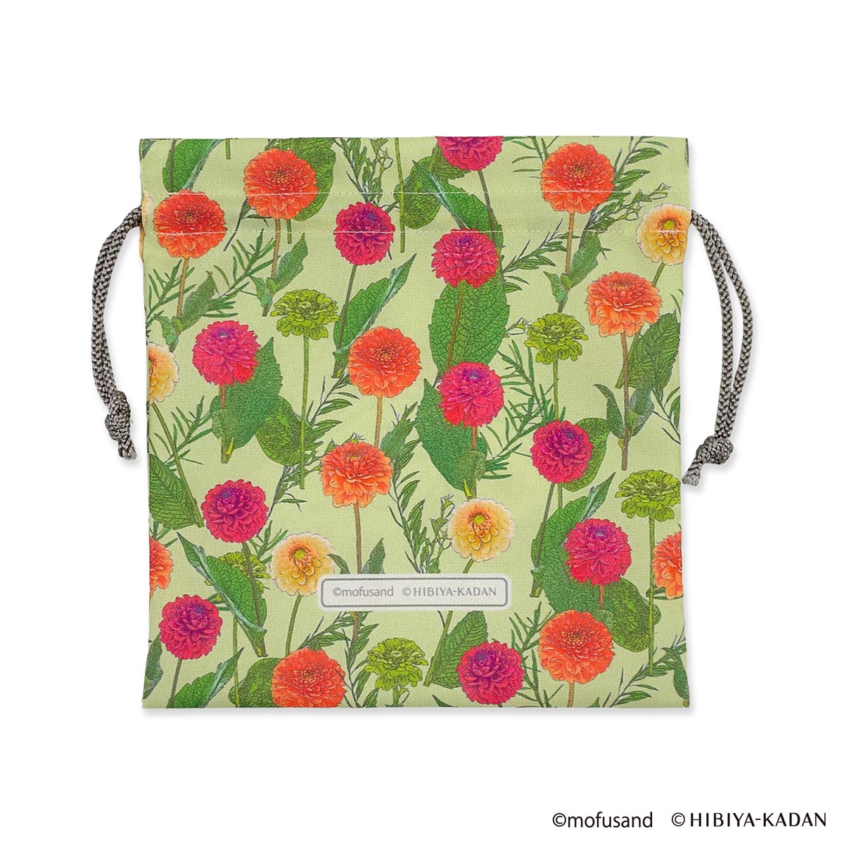 mofusand × HIBIYA-KADAN 복주머니 M (달리아)