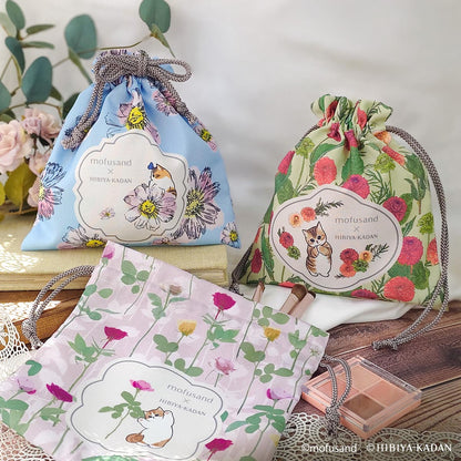 mofusand × HIBIYA-KADAN 복주머니 M (달리아)