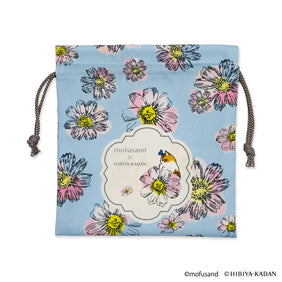 mofusand × HIBIYA-KADAN 복주머니 M (코스모스)