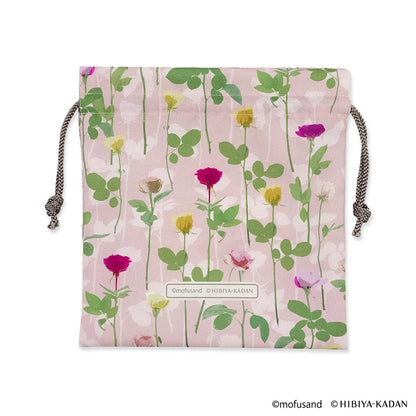 mofusand × HIBIYA-KADAN 복주머니 M (장미)