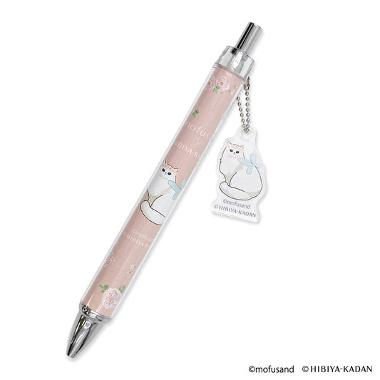 mofusand × HIBIYA-KADAN Ballpoint Pen with Charm (Rose)