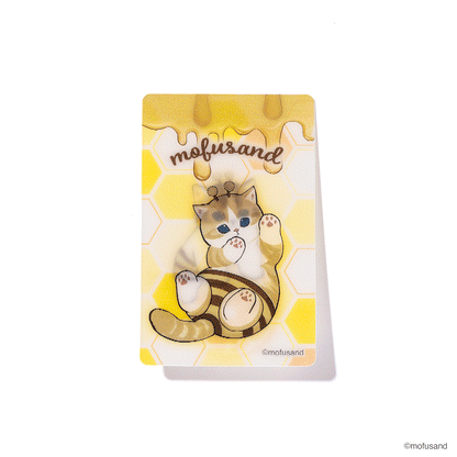 mofusand うごくステッカー(はちにゃん)