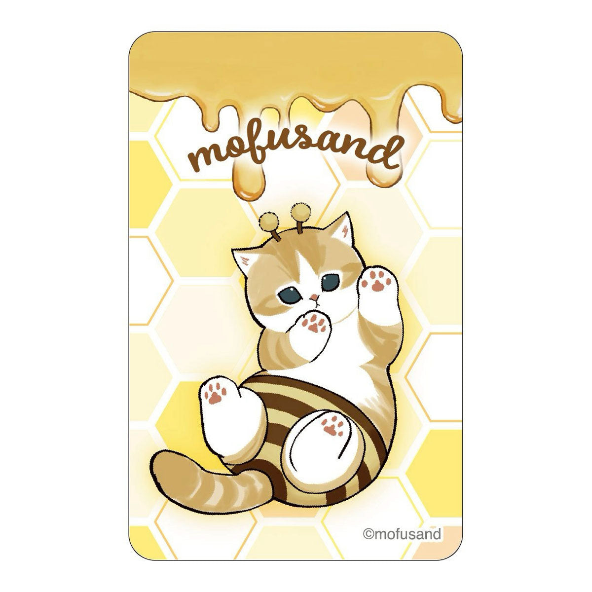 mofusand うごくステッカー(はちにゃん)