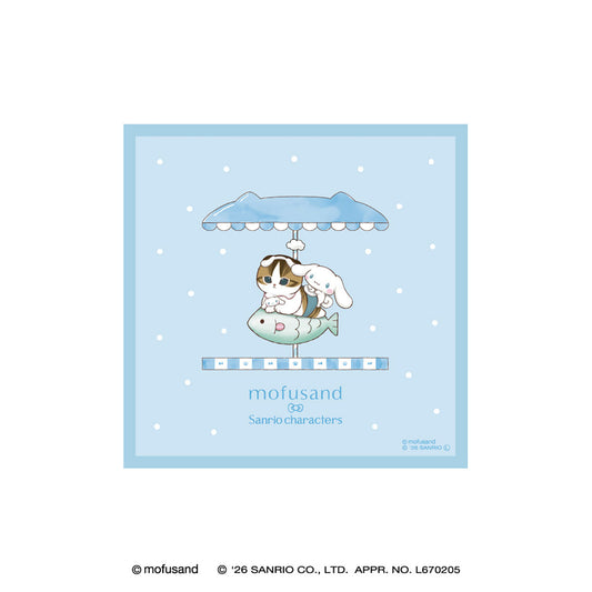 mofusand×三丽鸥 迷你毛巾 (大耳狗)