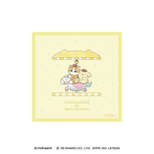 mofusand×三丽鸥 迷你毛巾 (布丁狗)