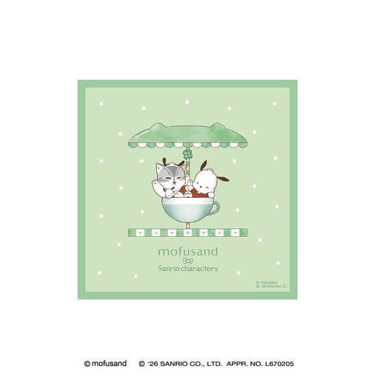 mofusand×三丽鸥 迷你毛巾 (帕恰狗)