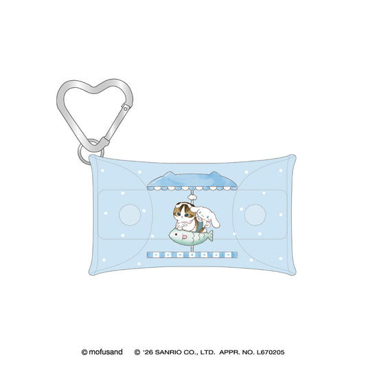 mofusand×三丽鸥 透明多功能收纳袋S (大耳狗)