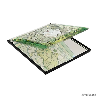 mofusand 주얼리 미러 스테인드글라스 (그린)