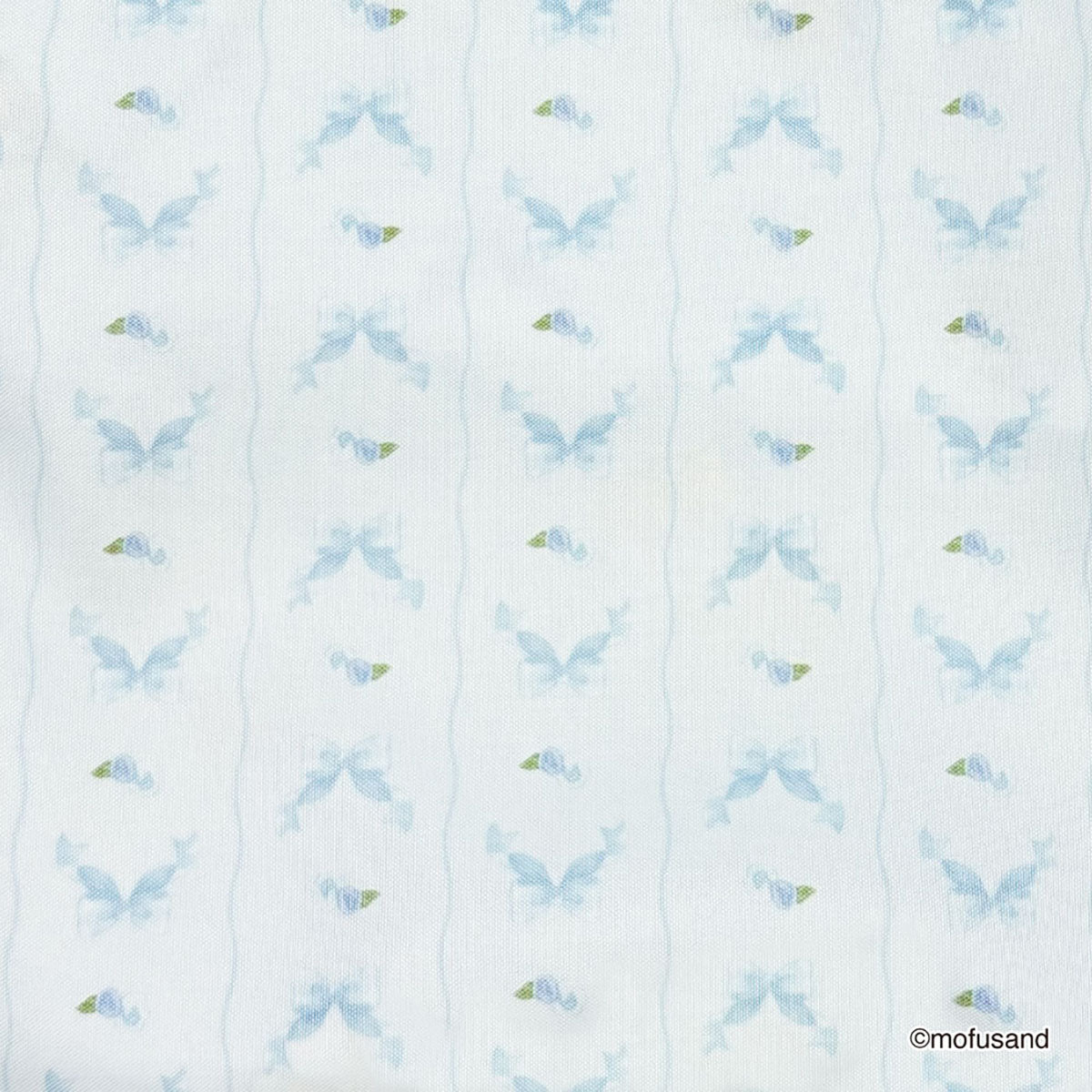 mofusand 프릴 미니 토트백 (블루)