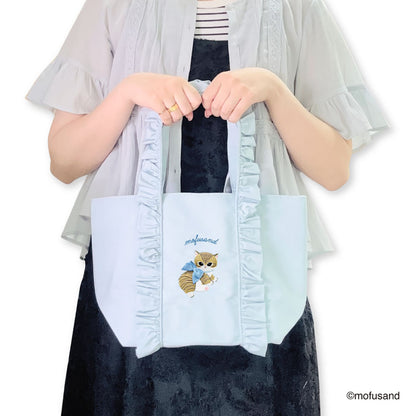 mofusand 프릴 미니 토트백 (블루)