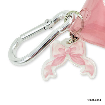 mofusand Frilled Clear Multi Pouch (Pink)