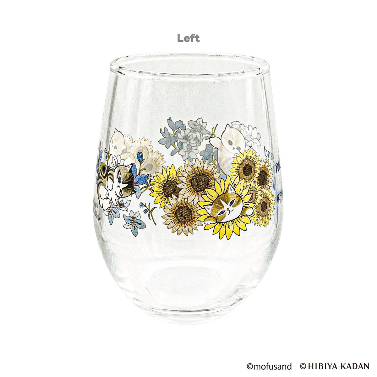mofusand × HIBIYA-KADAN Round Glass