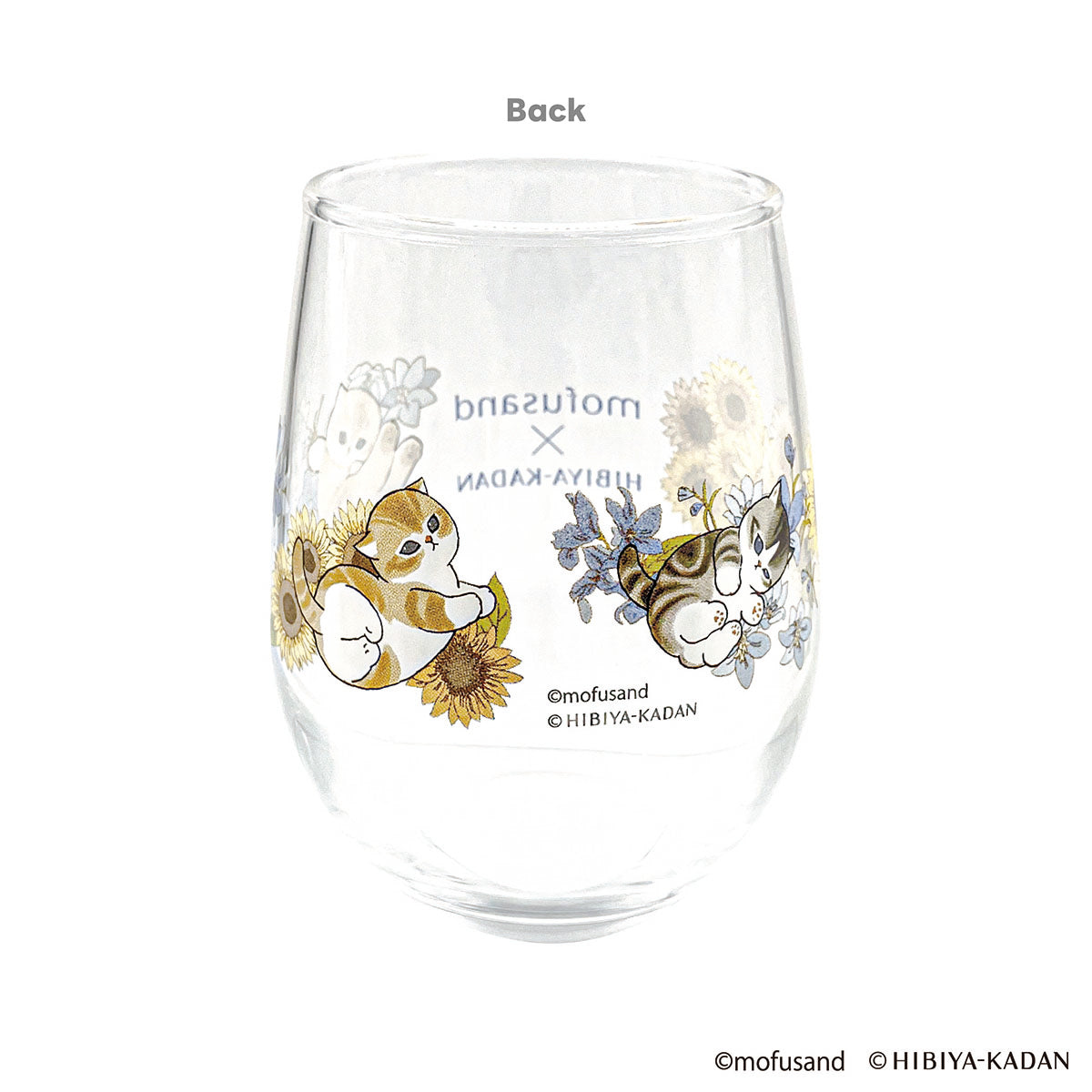 mofusand × HIBIYA-KADAN Round Glass