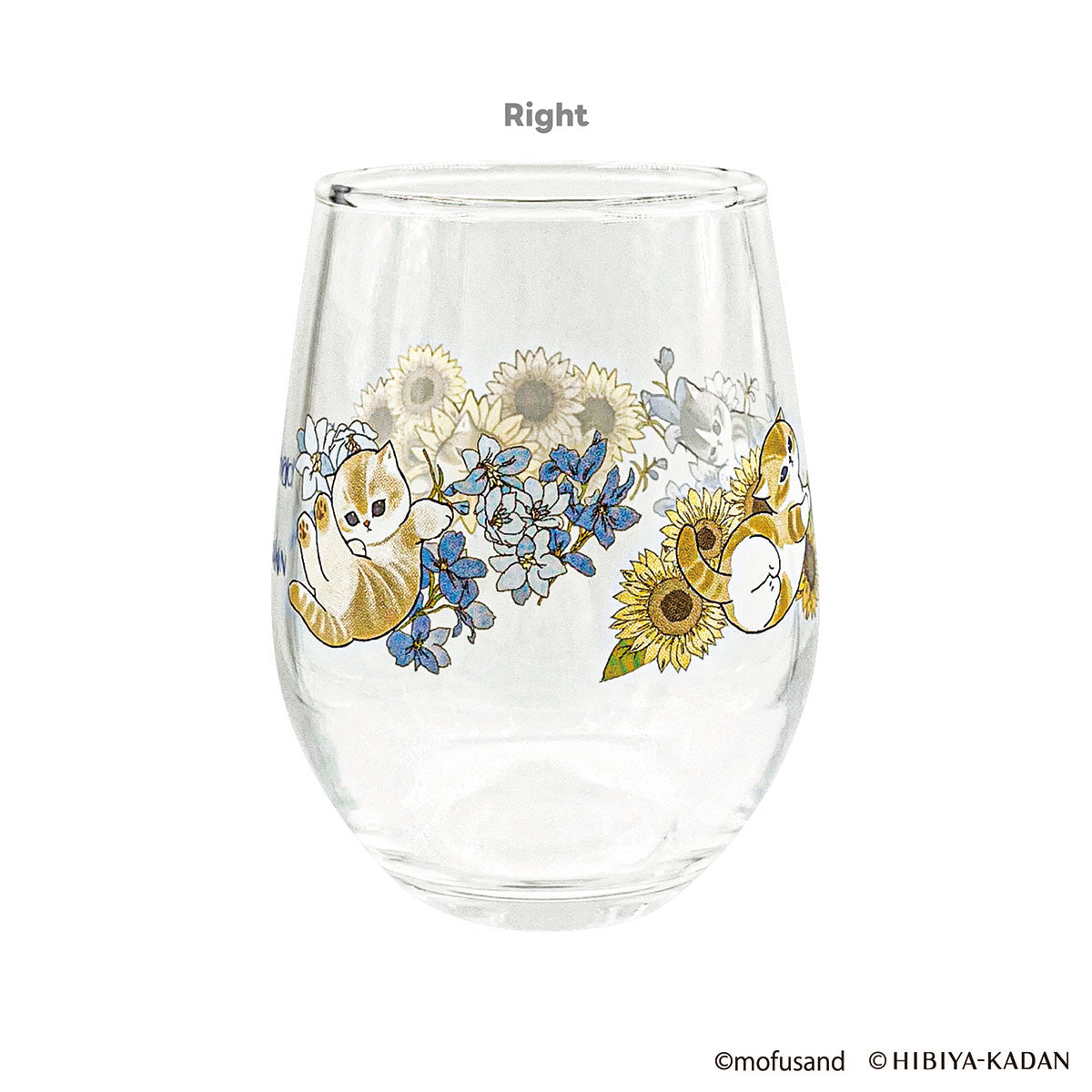 mofusand × HIBIYA-KADAN Round Glass