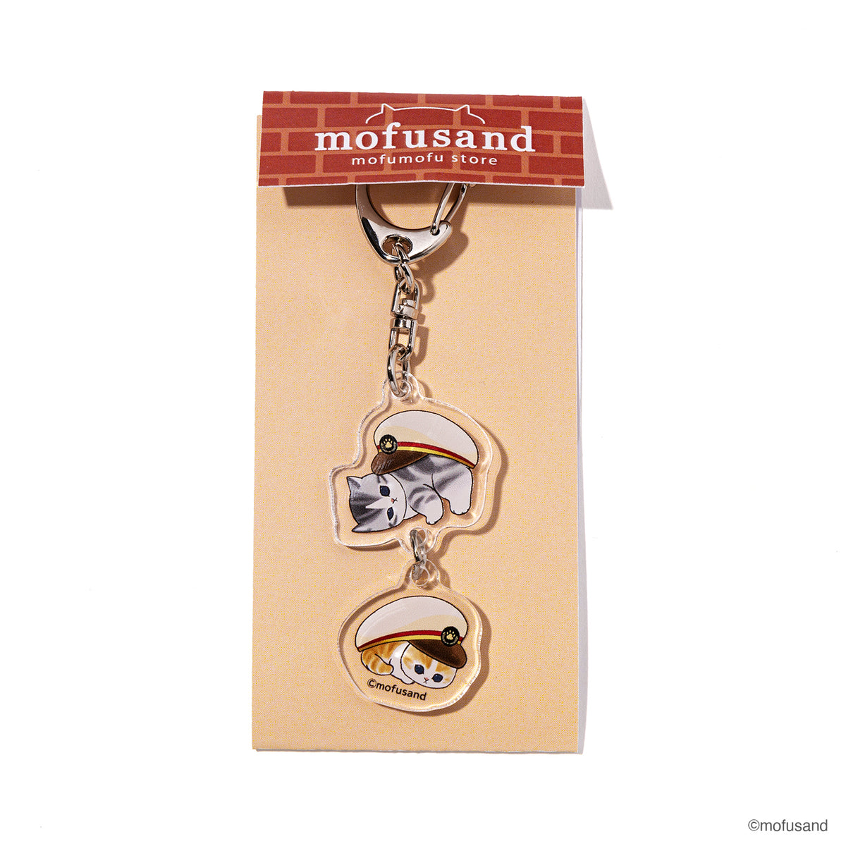 mofusand アクリルキーホルダー(にゃんこあそび 2連)