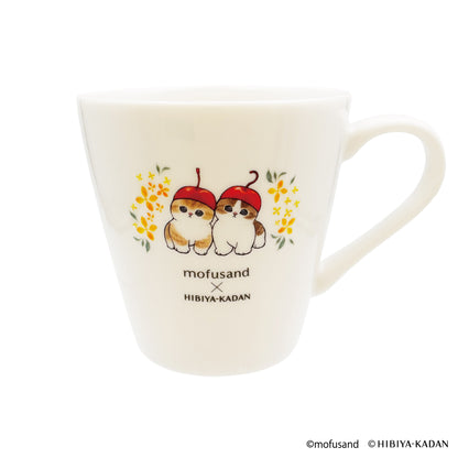 mofusand×日比谷花壇 マグカップ(キンモクセイ)