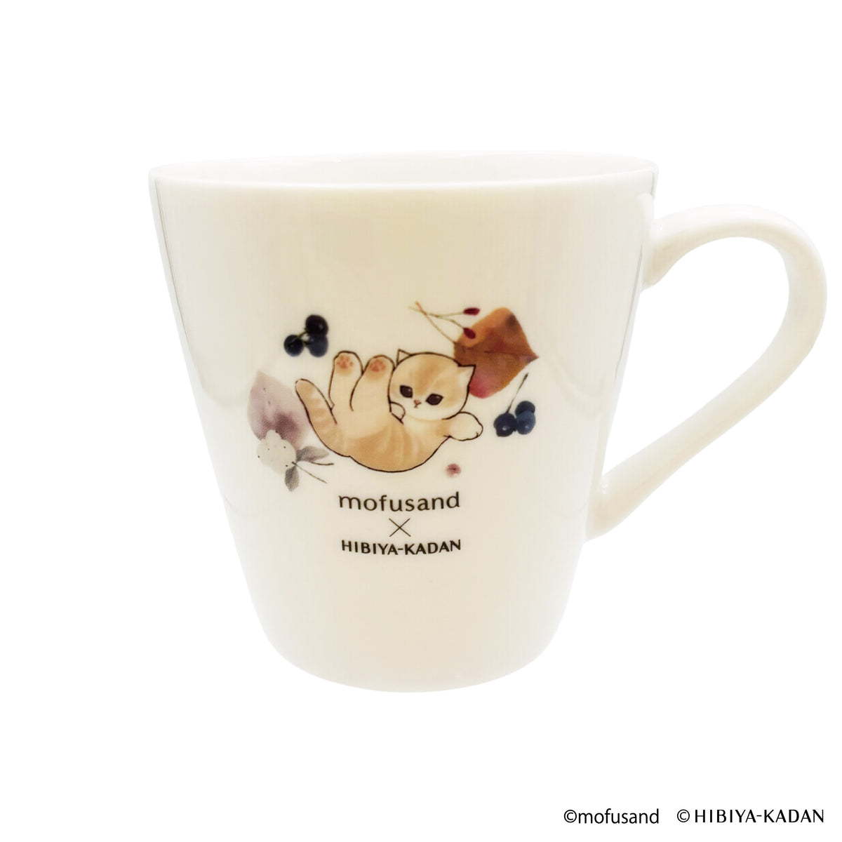 mofusand×日比谷花壇 マグカップ(リーフ)