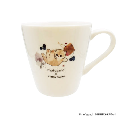 mofusand×日比谷花壇 マグカップ(リーフ)