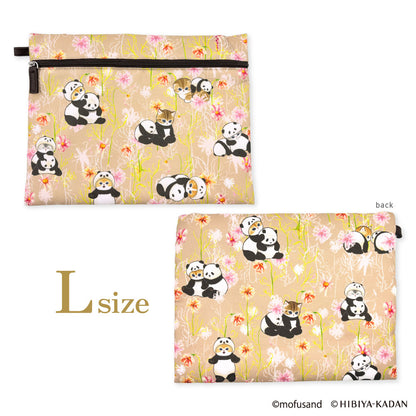 mofusand × HIBIYA-KADAN 3-Piece Pouch Set