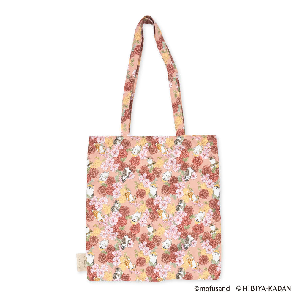 mofusand × HIBIYA-KADAN Tote Bag (Pink)