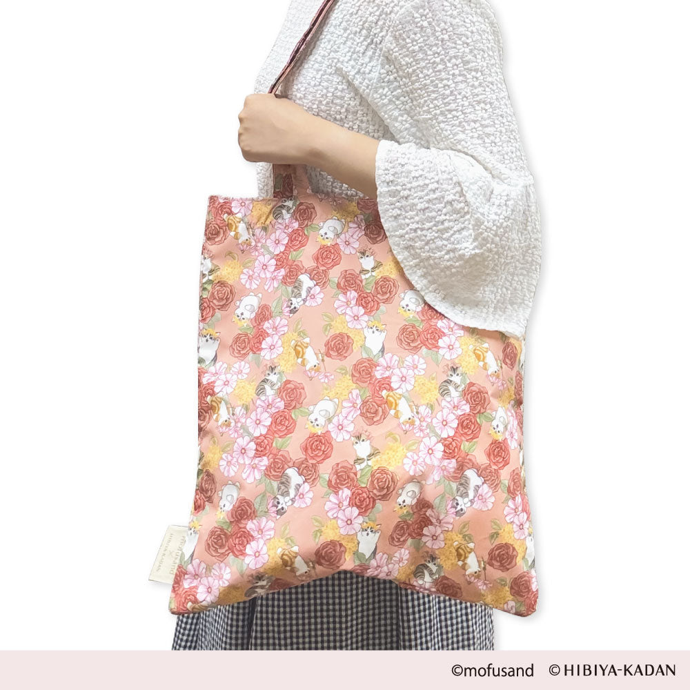 mofusand × HIBIYA-KADAN Tote Bag (Pink)