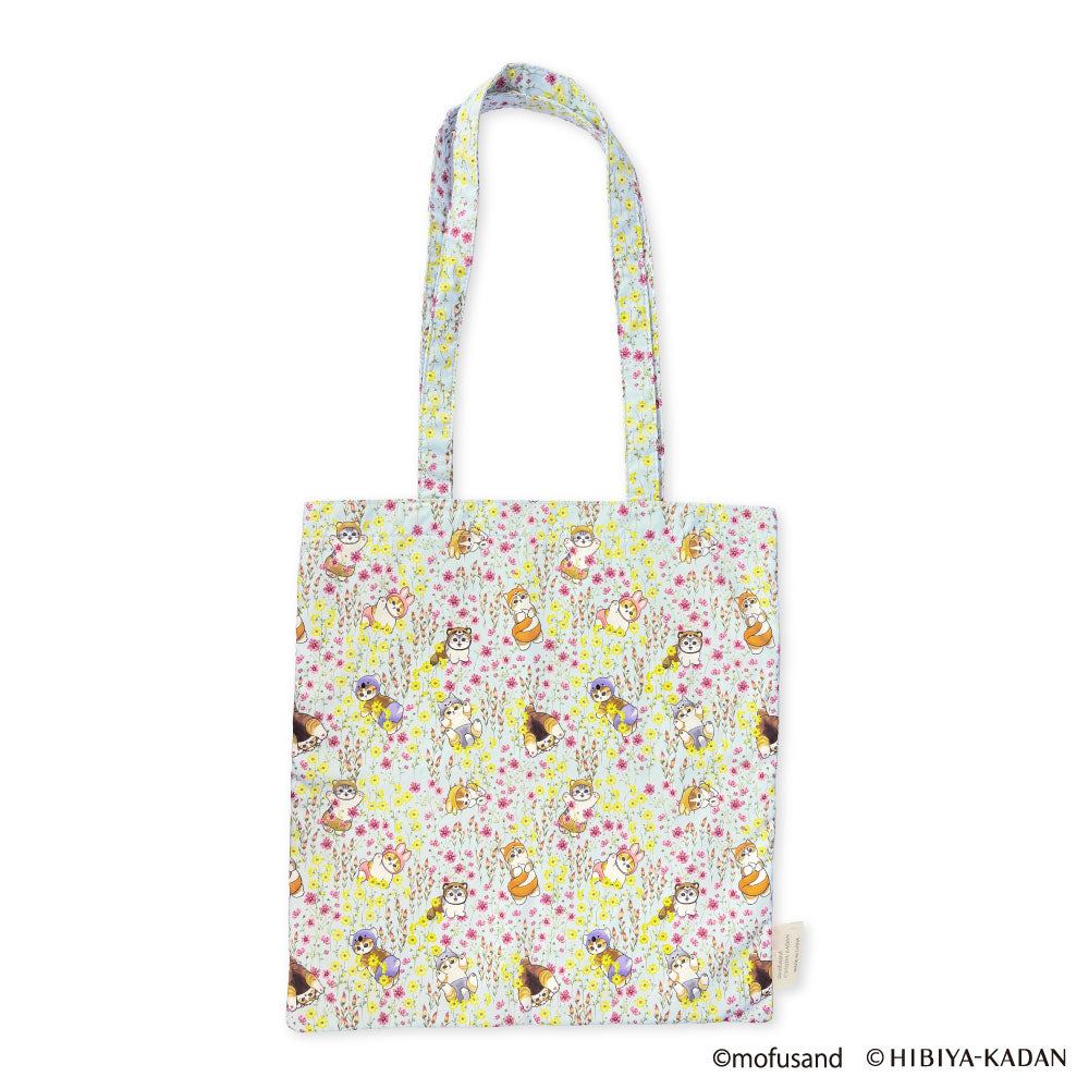 mofusand × HIBIYA-KADAN Tote Bag (Blue)