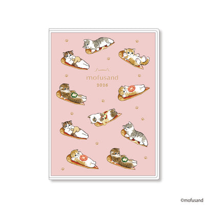 mofusand A6 Monthly Planner 2026(Pizza Meow)