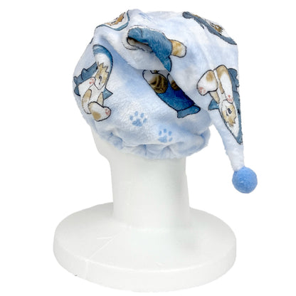 mofusand Towel Cap (Shark Meow - Blue)