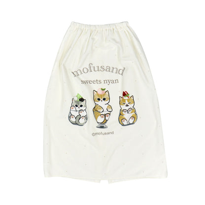 mofusand ラップタオル(スイーツにゃん・ベージュ)